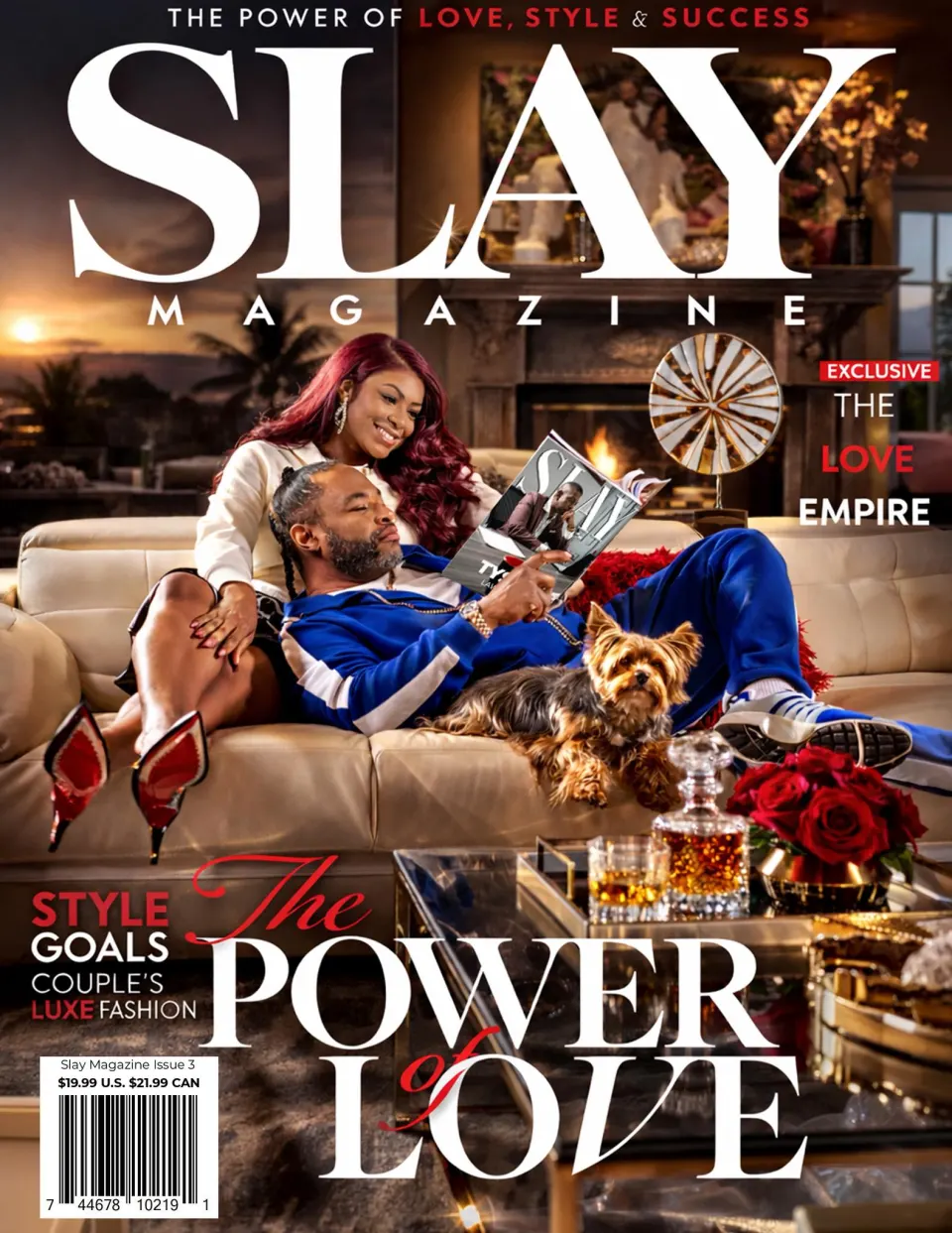 Cover of SLAY Magazine Lifestyle Edition, Issue 3: The Power of Love